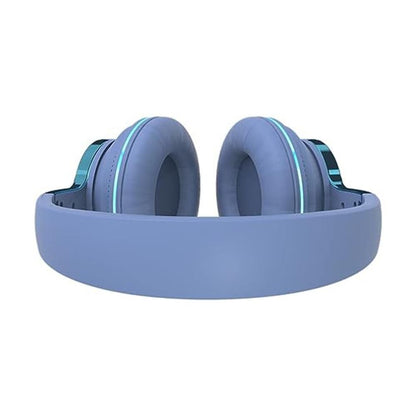 Wireless Bluetooth Headphones Over Ear Foldable Stereo Noise Cancelling Earphone for Travel Home Office -Blue Kemu |Fashion Home Kitchen Beauty