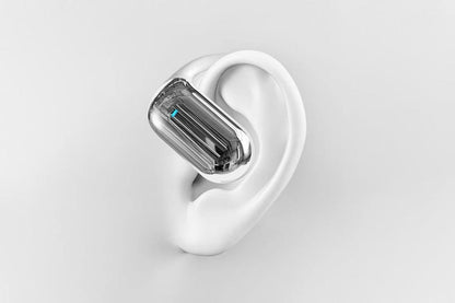 Wireless Earbud Bluetooth Compatible 5.4 Sports Earhook Earphone Earbuds-White