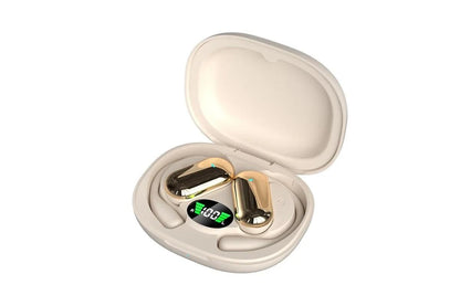 Wireless Earbud Bluetooth Compatible 5.4 Sports Earhook Earphone Earbuds-Khaki Kemu |Fashion Home Kitchen Beauty