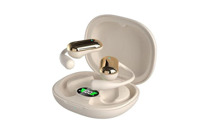 Wireless Earbud Bluetooth Compatible 5.4 Sports Earhook Earphone Earbuds-Khaki Kemu |Fashion Home Kitchen Beauty