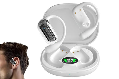 Wireless Earbud Bluetooth Compatible 5.4 Sports Earhook Earphone Earbuds-Khaki Kemu |Fashion Home Kitchen Beauty