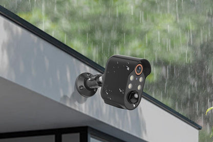 Wireless Security Camera with AI Motion Detection Real Time Notifications Waterproof -Black