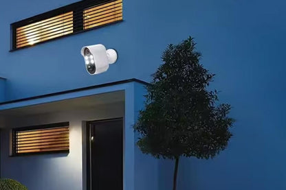 Wireless Security Camera with AI Motion Detection Real Time Notifications Waterproof -White