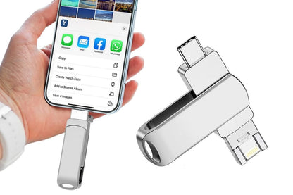 4 in 1 USB Flash Drive Photo Stick USB 3.0 Memory Stick Storage for Photos Backup -Rotating USB Flash Drive 4GB