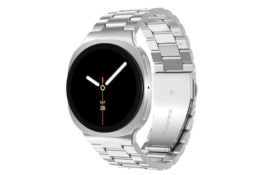 Metal Replacement Watch Band for Samsung Galaxy Watch 8 40 44 46mm-Silver