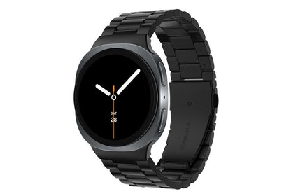 Metal Replacement Watch Band for Samsung Galaxy Watch 8 40 44 46mm-Black