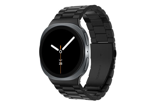 Metal Replacement Watch Band for Samsung Galaxy Watch 8 40 44 46mm-Black