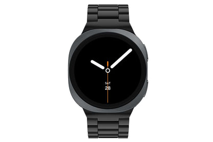 Metal Replacement Watch Band for Samsung Galaxy Watch 8 40 44 46mm-Black