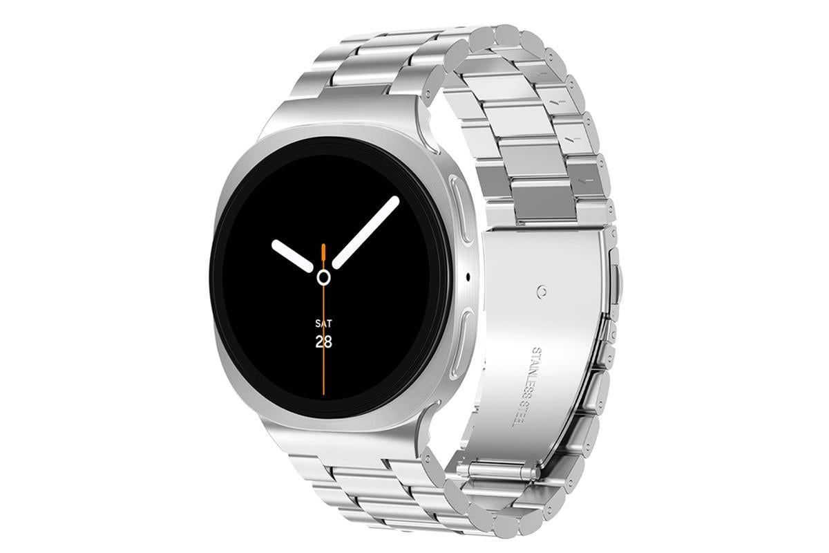 Metal Replacement Watch Band for Samsung Galaxy Watch 8 40 44 46mm-Black
