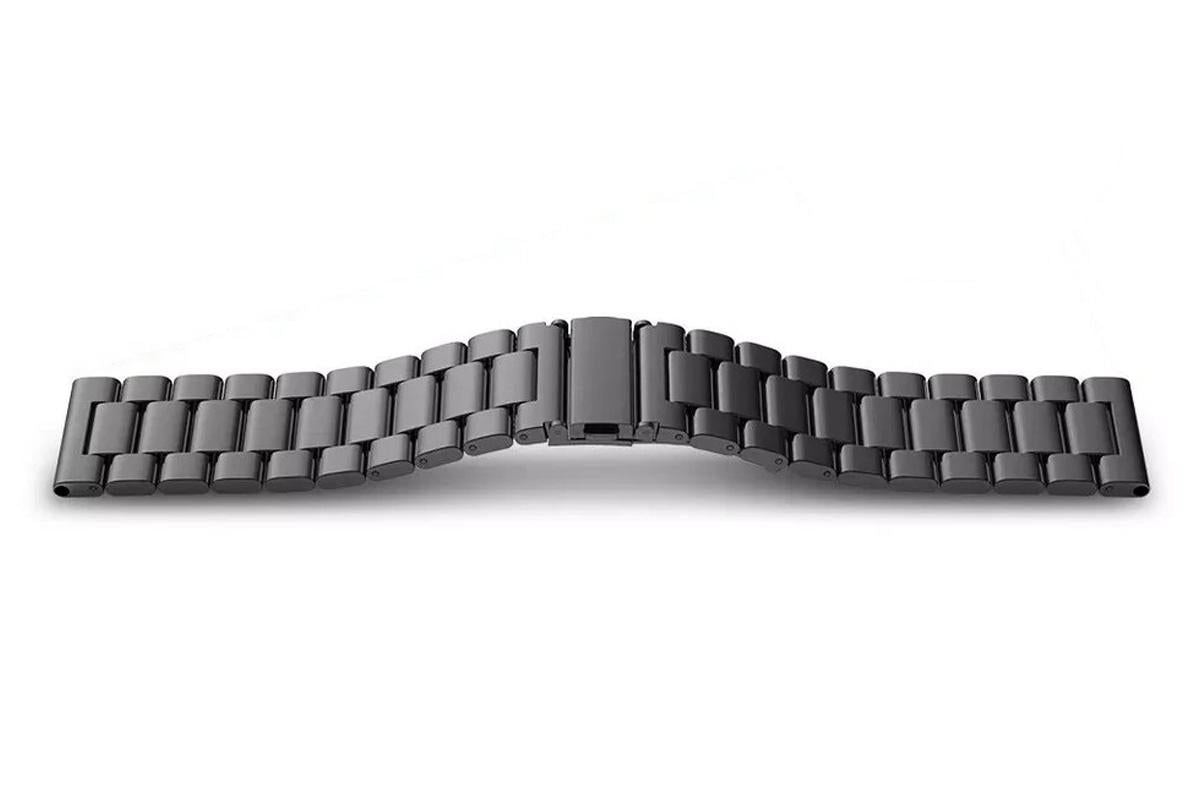 Stainless Steel Replacement Band for Samsung Gear S3 Strap-Black 20mm