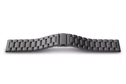Stainless Steel Replacement Band for Samsung Gear S3 Strap-Black 22mm