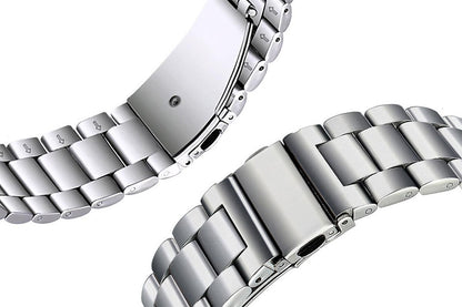 Stainless Steel Replacement Band for Samsung Gear S3 Strap-Silver 22mm