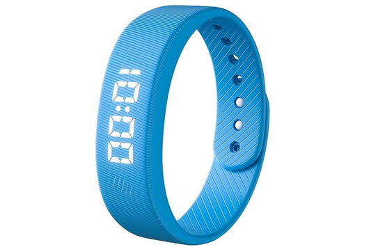 Digital Sports Watch Pedometer Vibrating Alarm Wristband - Blue Kemu |Fashion Home Kitchen Beauty