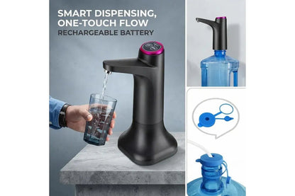 Rechargeable Portable Water Dispenser for 2–5 Gallon Bottles, BPA-, Ideal for Home RV Camping Kemu |Fashion Home Kitchen Beauty