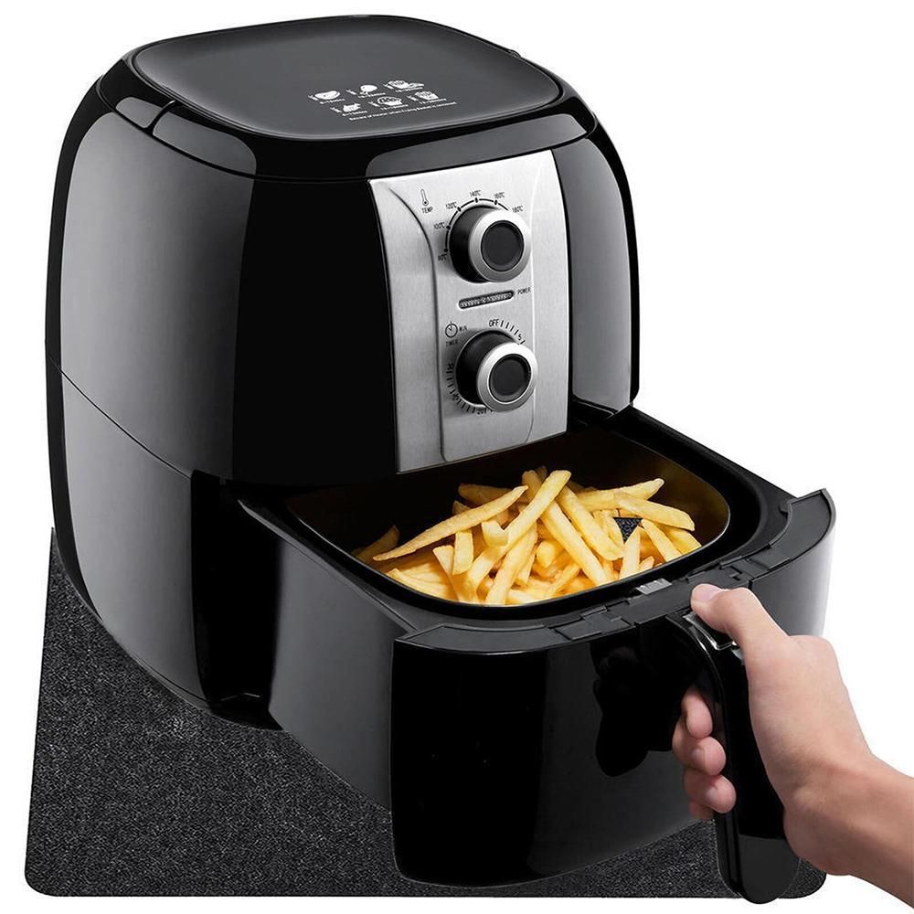 Air Fryer Heat Resistant Benchtop Mat 30 x 44 cm – Dark Grey