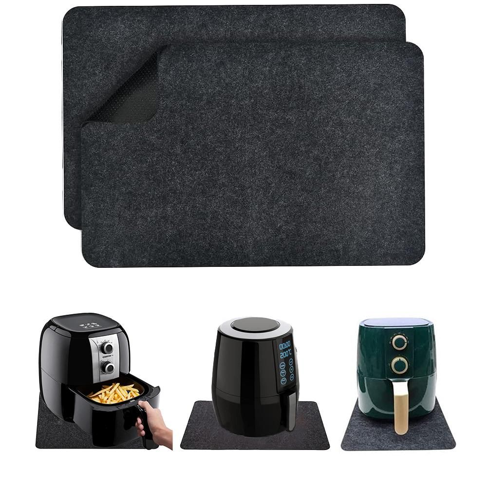 Air Fryer Heat Resistant Benchtop Mat 30 x 44 cm – Dark Grey