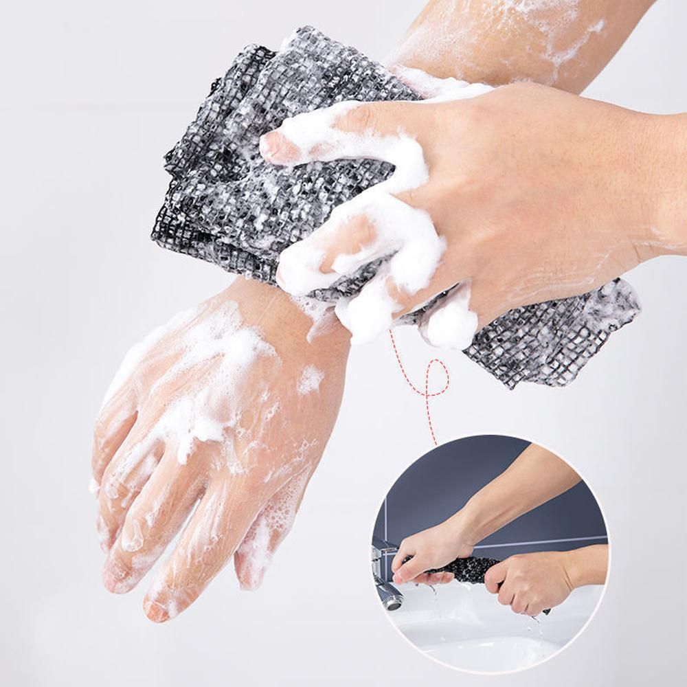 2 Pack Body Exfoliating Towels Back Scrubber Washcloth for Shower Bath Unisex
