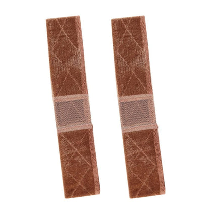 2 PCS Adjustable Velvet Wig Grip Headbands for Wig Fixing - Brown