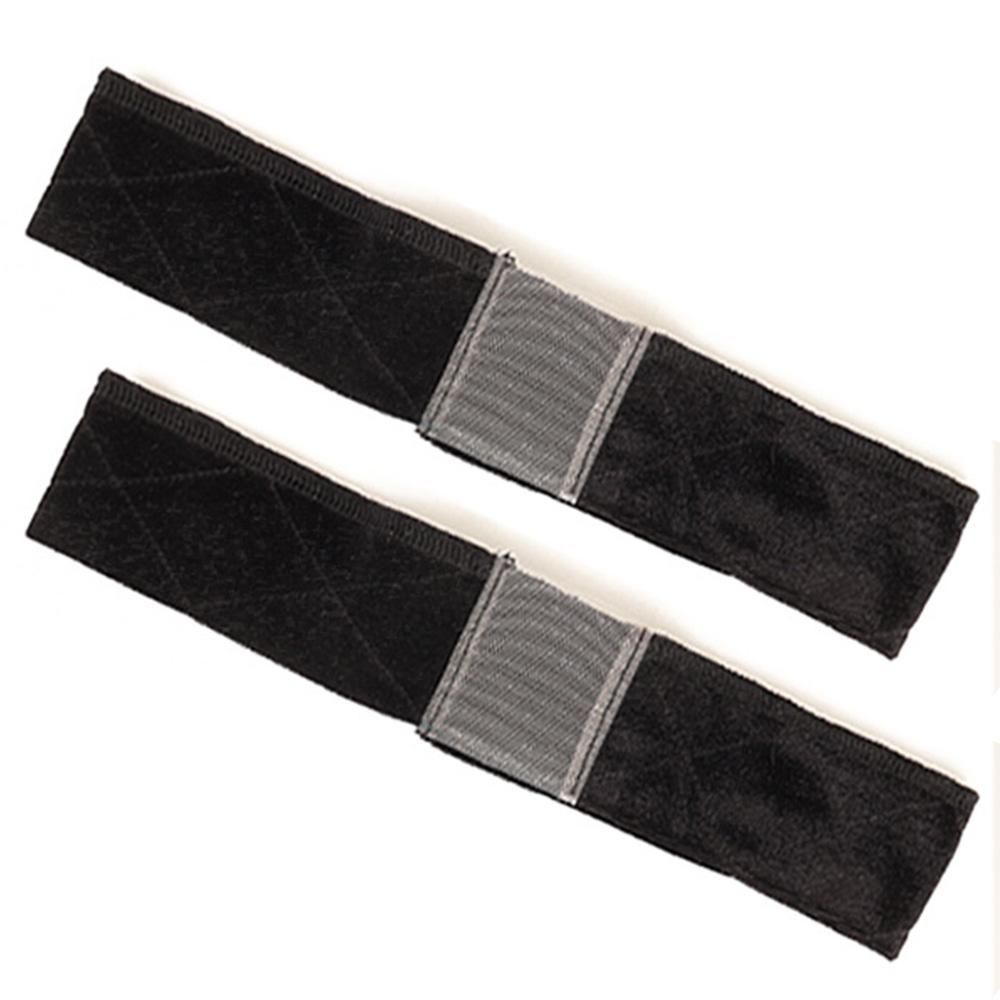 2 PCS Adjustable Velvet Wig Grip Headbands for Wig Fixing - Black