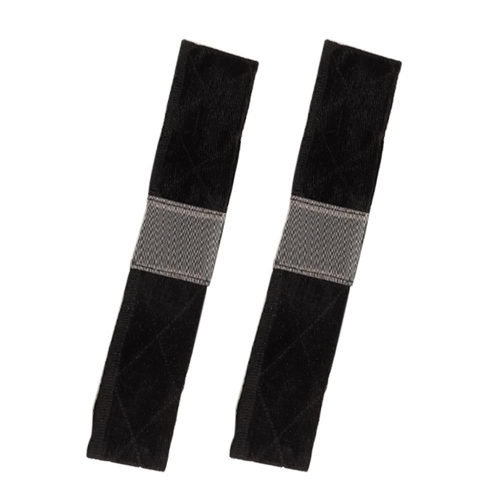 2 PCS Adjustable Velvet Wig Grip Headbands for Wig Fixing - Black