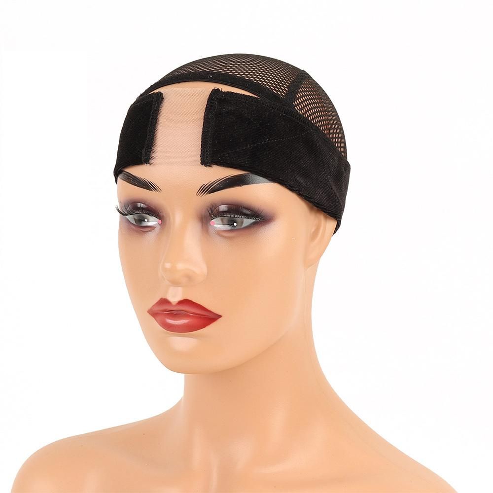 2 PCS Adjustable Velvet Wig Grip Headbands for Wig Fixing - Black