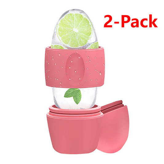 2-Pack - 2-in-1 Dual-Head Ice Beauty Device, Cold Compress Lifting and De-Puffing Skincare Tool for Home Use - Red Kemu |Fashion Home Kitchen Beauty