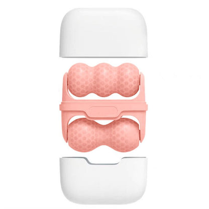 Double-Sided Dual Ice Roller Beauty Device, Household Cold Compress Roller, Lifting and De-Puffing Full-Body Massager—Pink Kemu |Fashion Home Kitchen Beauty
