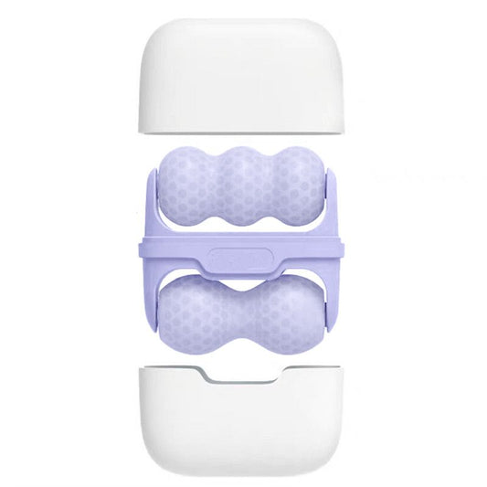 Double-Sided Dual Ice Roller Beauty Device, Household Cold Compress Roller, Lifting and De-Puffing Full-Body Massager—Purple Kemu |Fashion Home Kitchen Beauty