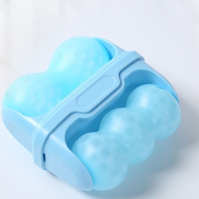 Double-Sided Dual Ice Roller Beauty Device, Household Cold Compress Roller, Lifting and De-Puffing Full-Body Massager—Purple Kemu |Fashion Home Kitchen Beauty