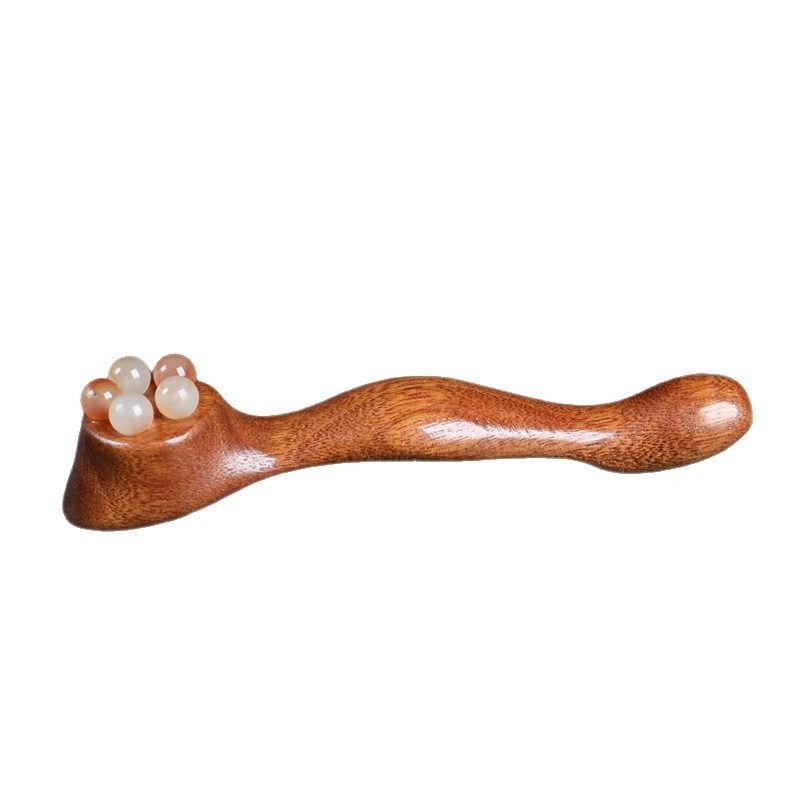 Massage Stick, Natural Horn Roller for Eye, Face, Meridian & Full Body Gua Sha