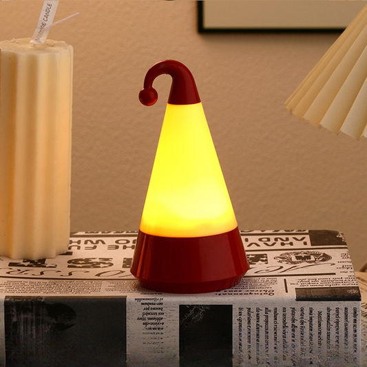 Christmas Hat Shaped LED Night Light, Flicker-Free Warm Lamp Bedroom Decor Christmas Ornament Gift Kemu |Fashion Home Kitchen Beauty