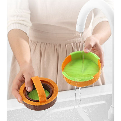 Detachable Hamburger Patty Press Mold, Homemade Beef Burger Maker DIY Kitchen Tool—Yellow