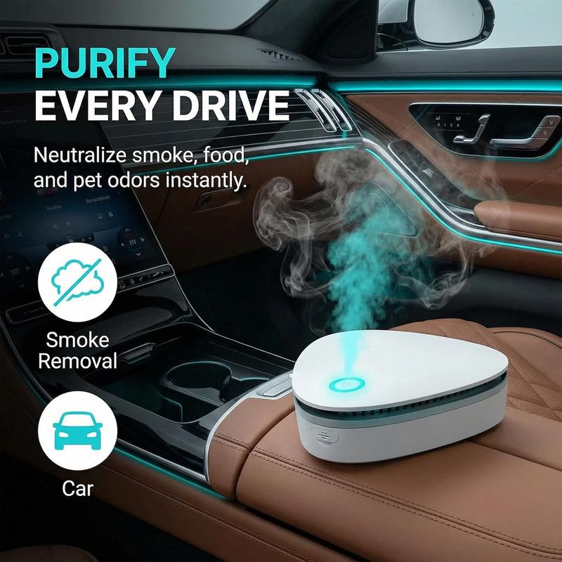 Triangular Ozone Sterilizer / Odor Eliminator