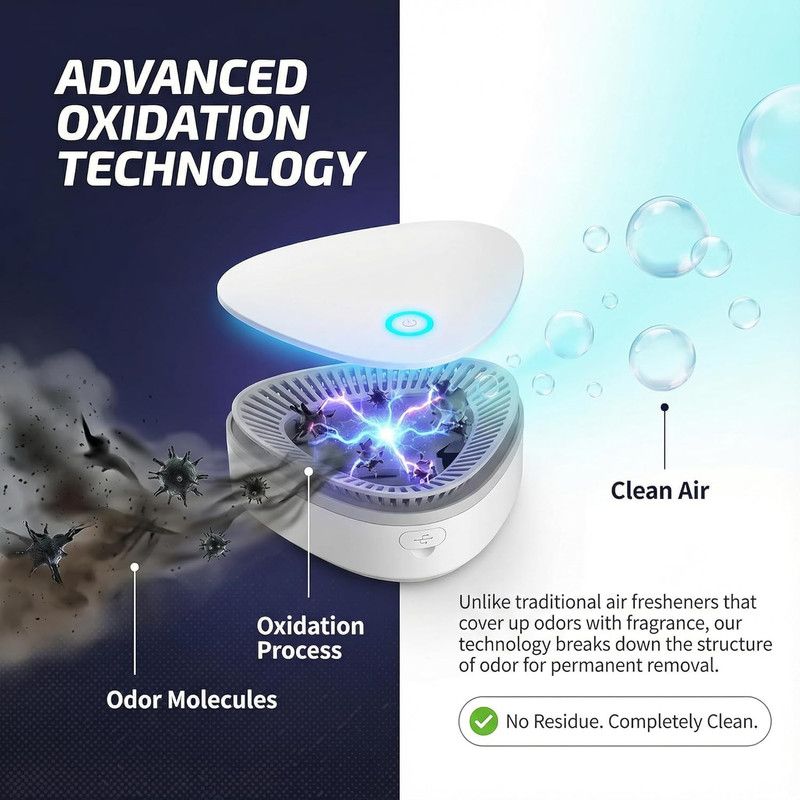 Triangular Ozone Sterilizer / Odor Eliminator