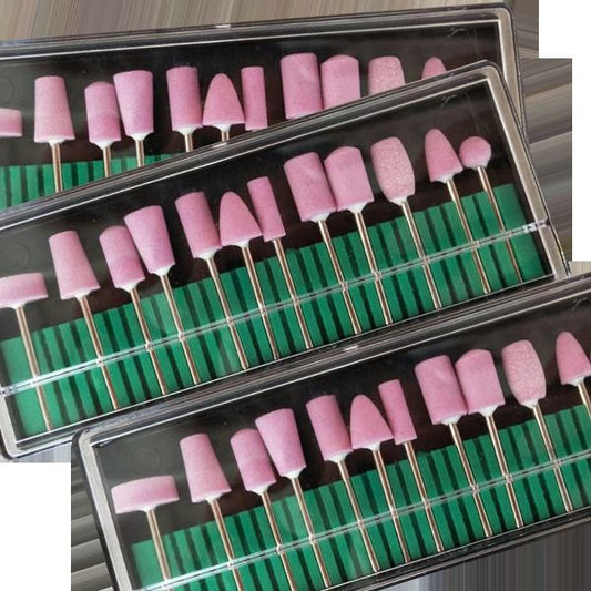 Nail Quartz Drill Bits – Polishing and Grinding Head Set, 12-Piece Pack