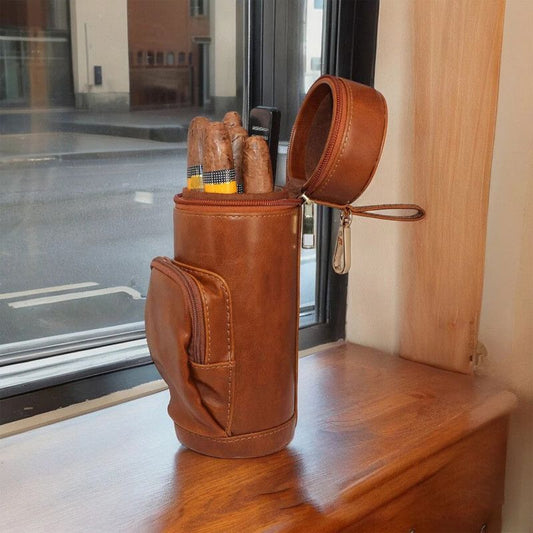 New Creative Men's Retro Handmade Cigar Case Kemu |Fashion Home Kitchen Beauty