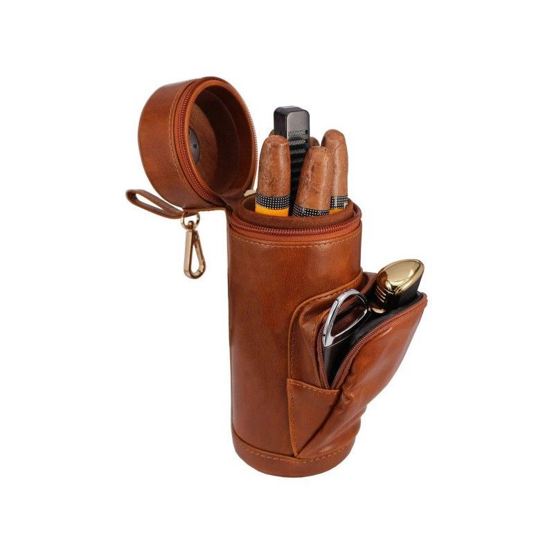 New Creative Men's Retro Handmade Cigar Case Kemu |Fashion Home Kitchen Beauty
