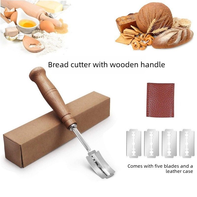 Bread Scoring Lame Tool Kit with Replacement Blades, Artisan Sourdough Bread Baking Gadget for Home Bakers Kemu |Fashion Home Kitchen Beauty