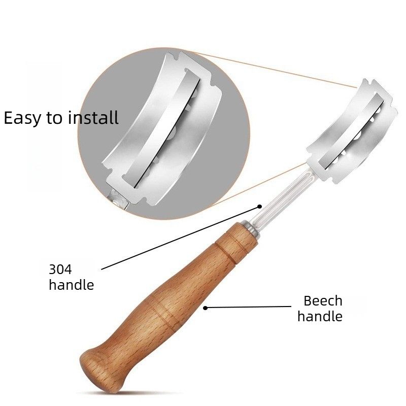 Bread Scoring Lame Tool Kit with Replacement Blades, Artisan Sourdough Bread Baking Gadget for Home Bakers Kemu |Fashion Home Kitchen Beauty