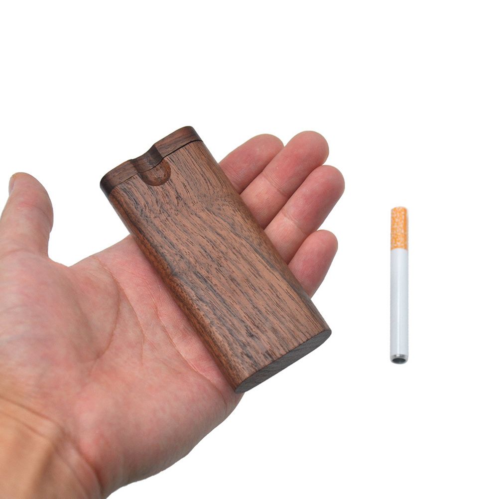 Wooden Storage Walnut Box with Lid Portable Hand Made Wooden Case Artwork Storage Box Holder Men Dad Gift