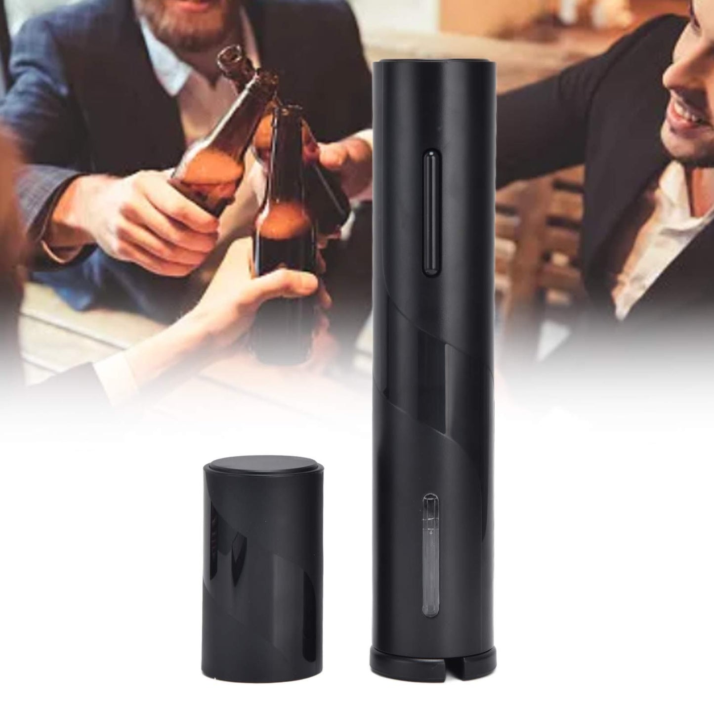 Electric Wine Opener Set Automatic Bottle Opener with Supporting Stand for Home Kitchen Party Bar Wedding