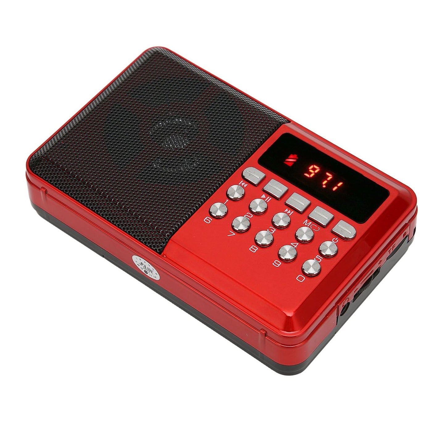Portable AM FM Radio Memory Card Mp3 Playback Battery Operated Ergonomic External Antenna Pocket Radio Kemu |Fashion Home Kitchen Beauty