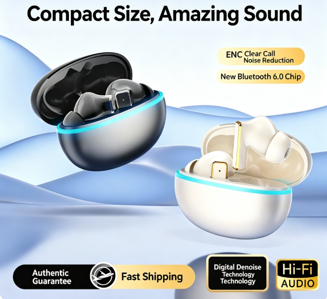 Y9 Wireless Bluetooth 6.0 Heavy Bass Earphones，Cream