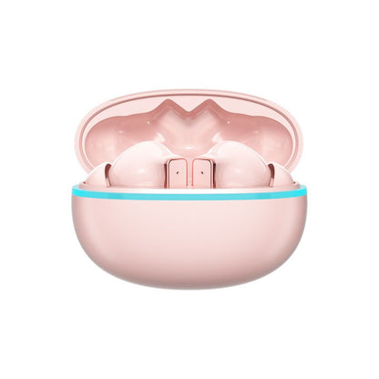 Y9 Wireless Bluetooth 6.0 Heavy Bass Earphones，pink