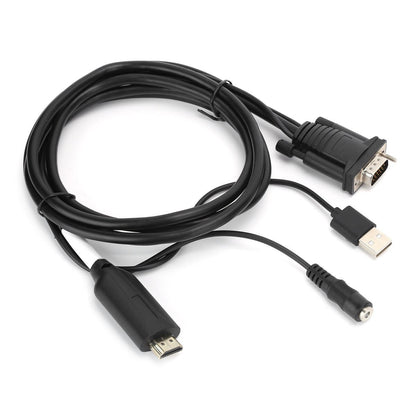 HDMI to VGA Adapter Adapter Digital to Analog Transformer with 1.8m USB