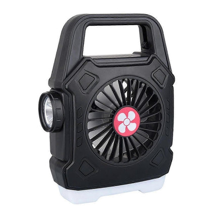 Portable Camping Fan with Light USB Charging Hanging Tent Light Black Kemu |Fashion Home Kitchen Beauty