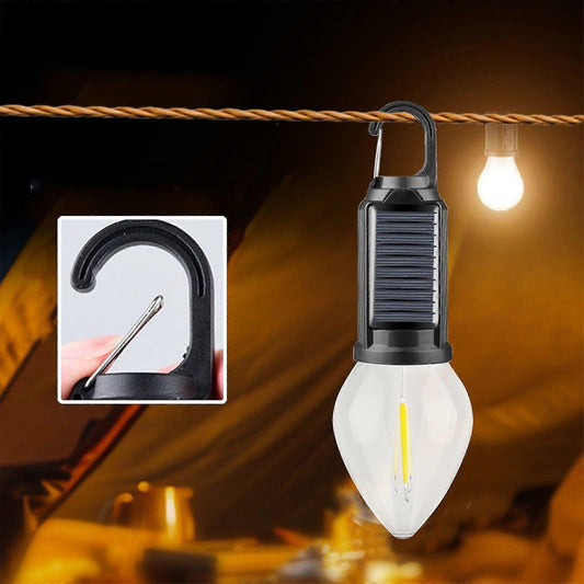 Hanging Light Usb Rechargeable Led Camping Lantern Outdoor Tent Lights for Camping Bulbs With Clip Hook Camping Flash Black-A
