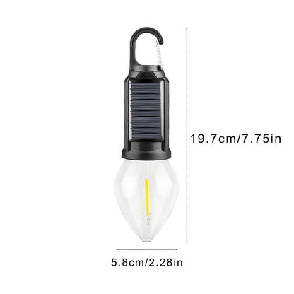 Hanging Light Usb Rechargeable Led Camping Lantern Outdoor Tent Lights for Camping Bulbs With Clip Hook Camping Flash Black-A