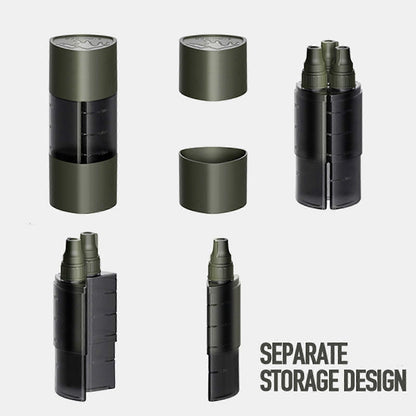 Multifunction Camping Spices Container Seasoning Bottle Spices Jar for Outdoor Camping BBQ with Leakproof Sealing Caps Black Kemu |Fashion Home Kitchen Beauty