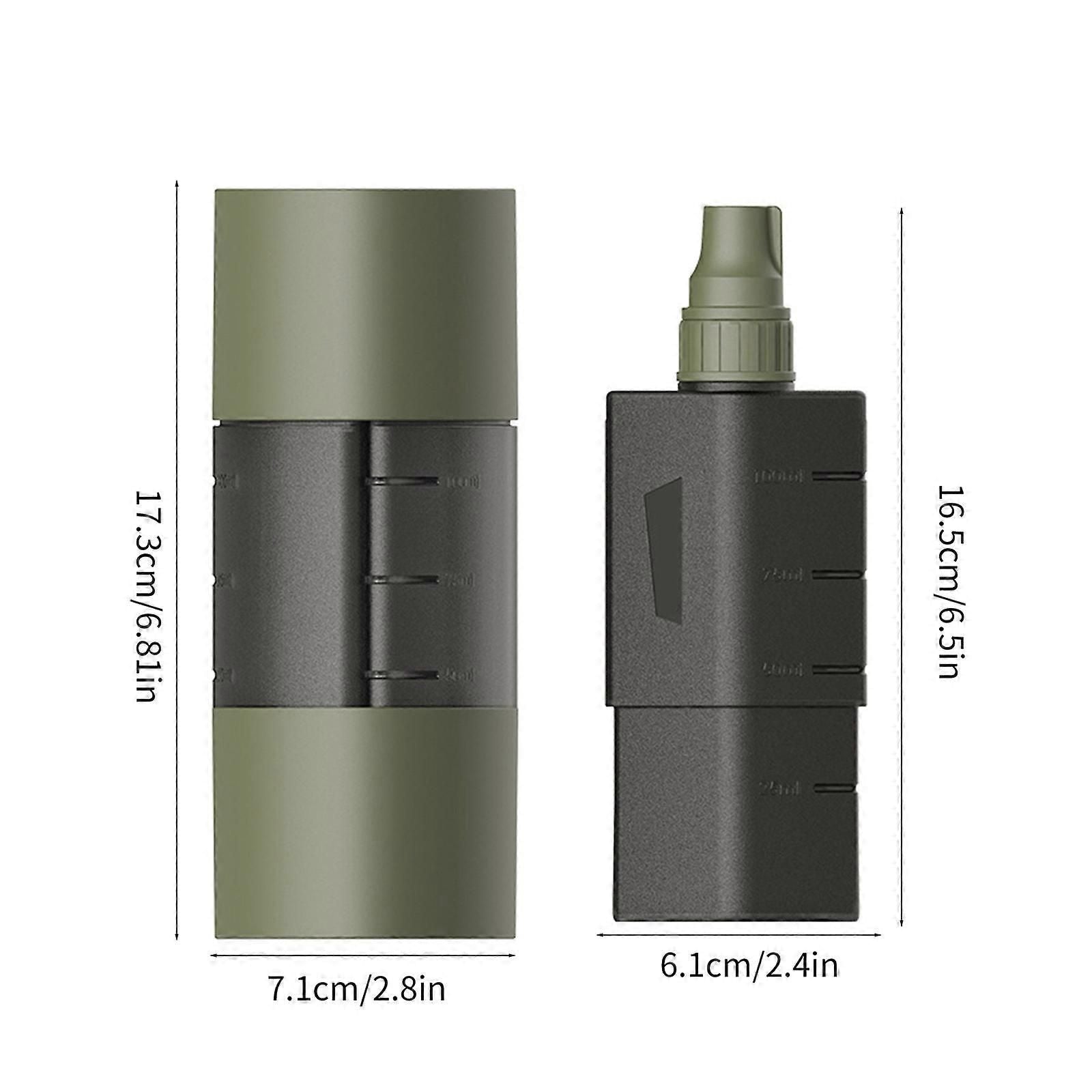 Multifunction Camping Spices Container Seasoning Bottle Spices Jar for Outdoor Camping BBQ with Leakproof Sealing Caps Army Green Kemu |Fashion Home Kitchen Beauty